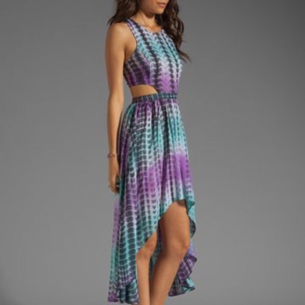 Lovers + Friends High Low Cut Out Maxi Dress